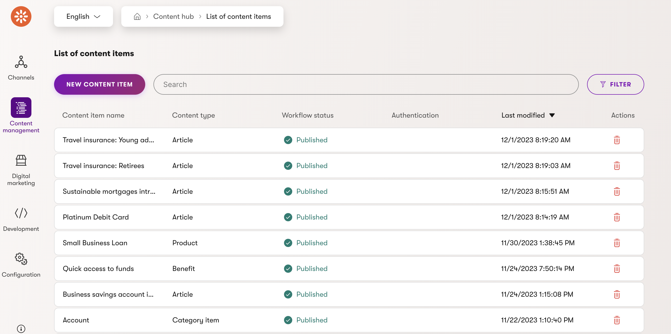 Kentico screenshot & Video