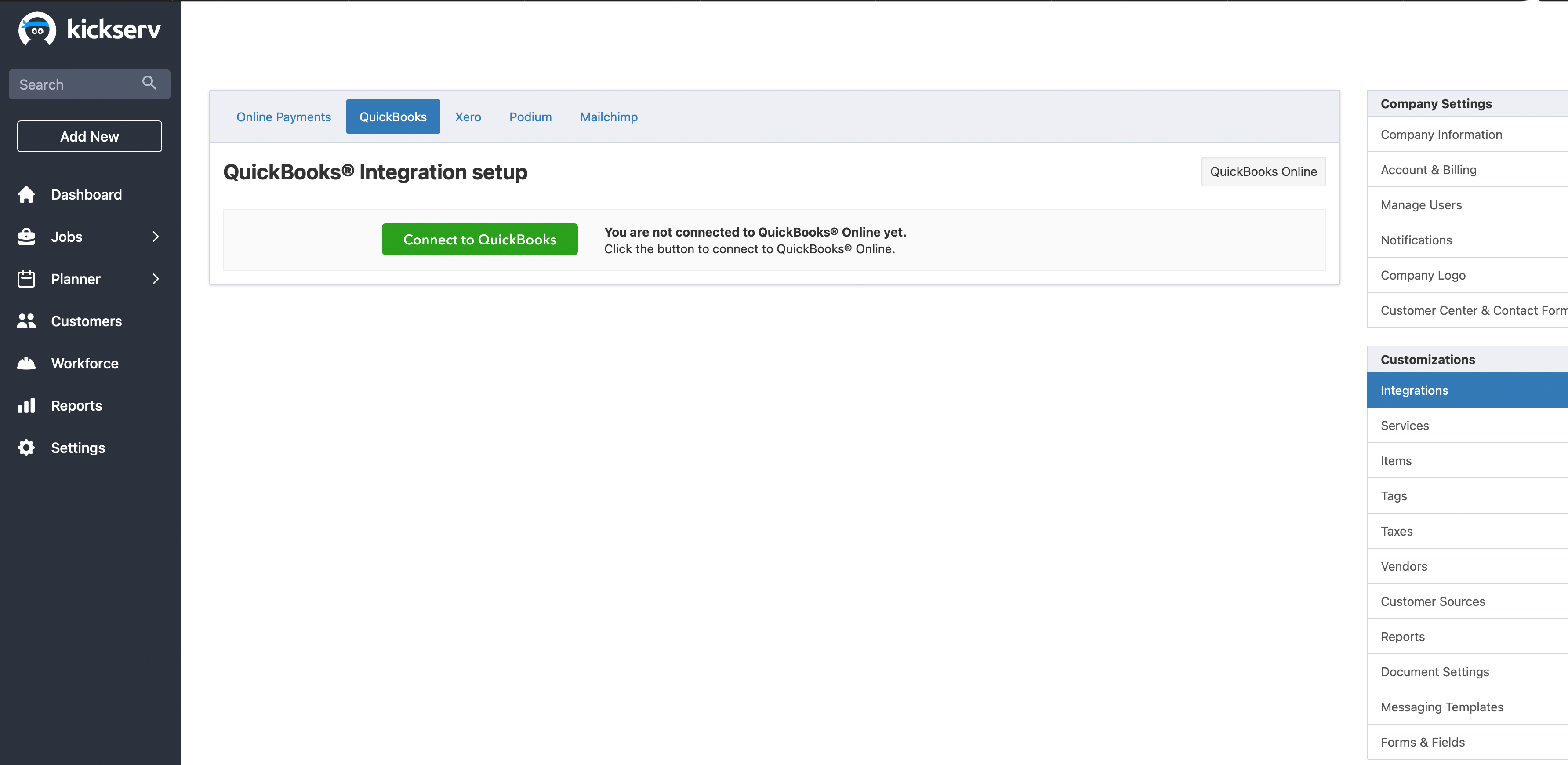 Kickserv screenshot & Video