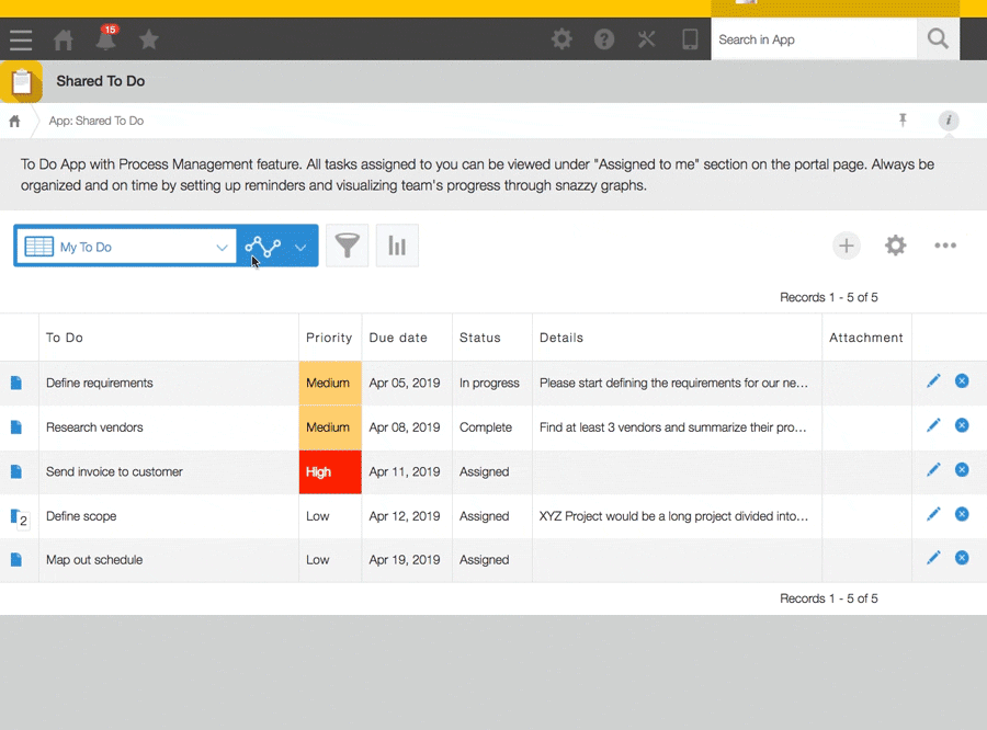 Kintone screenshot & Video
