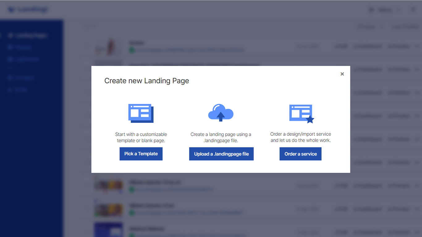 Landingi screenshot & Video
