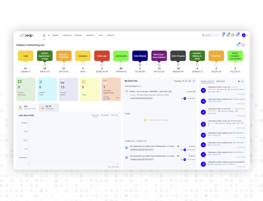 Leap screenshot & Video