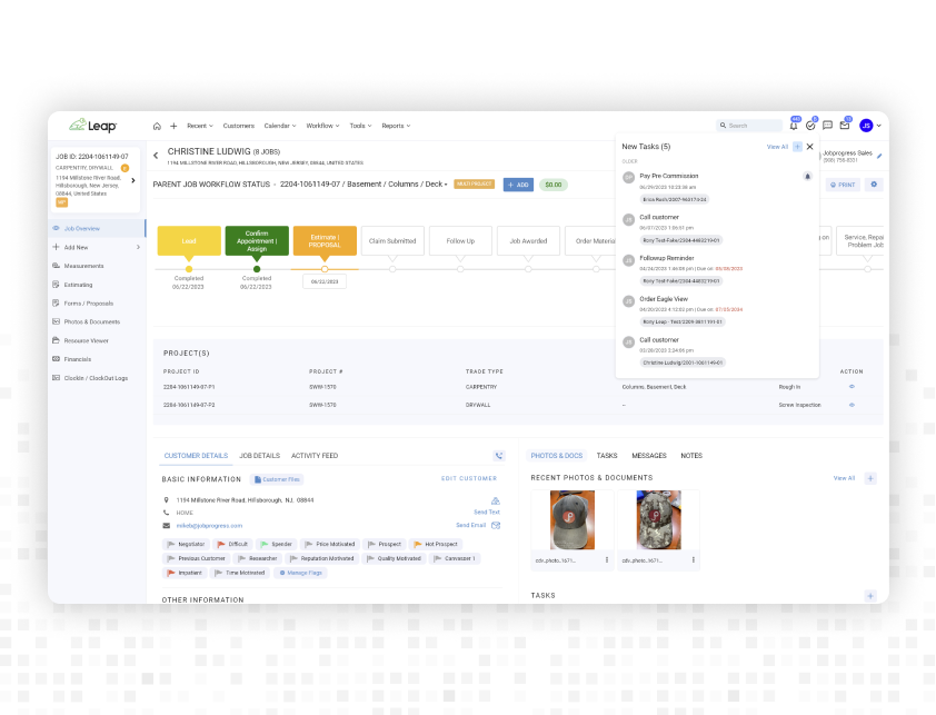 Leap screenshot & Video