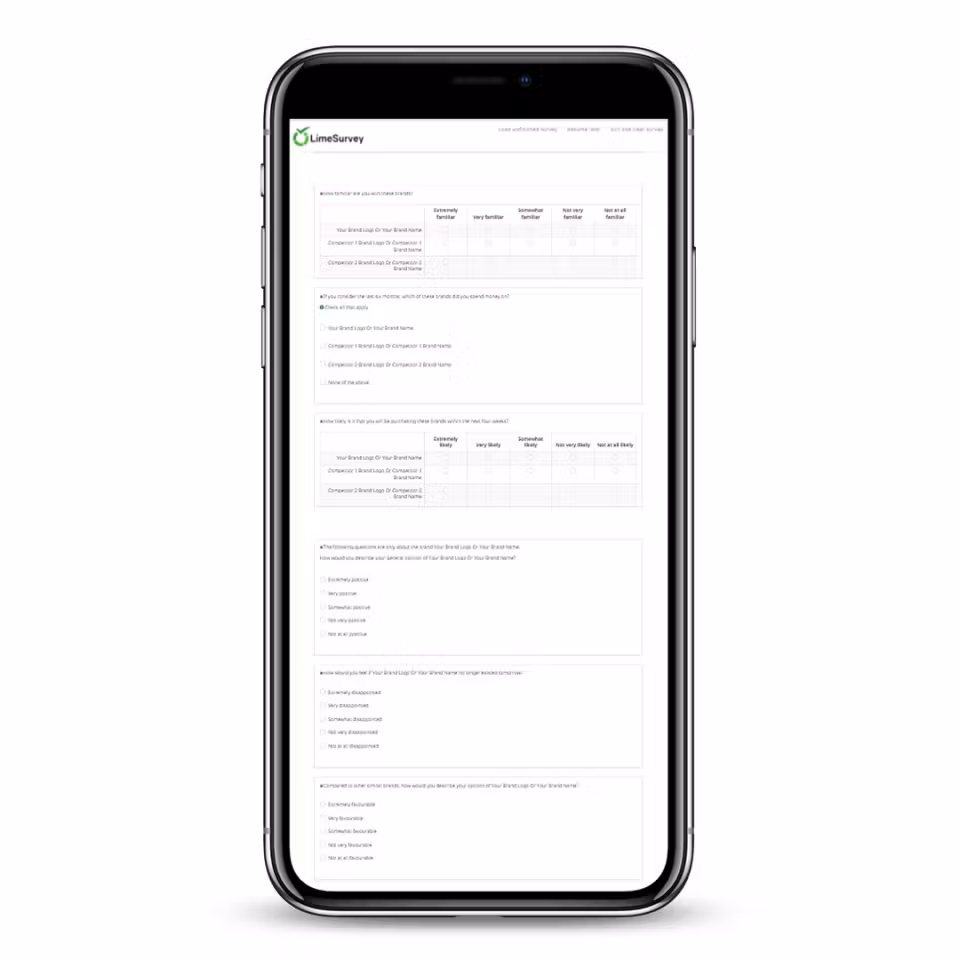 LimeSurvey screenshot & Video