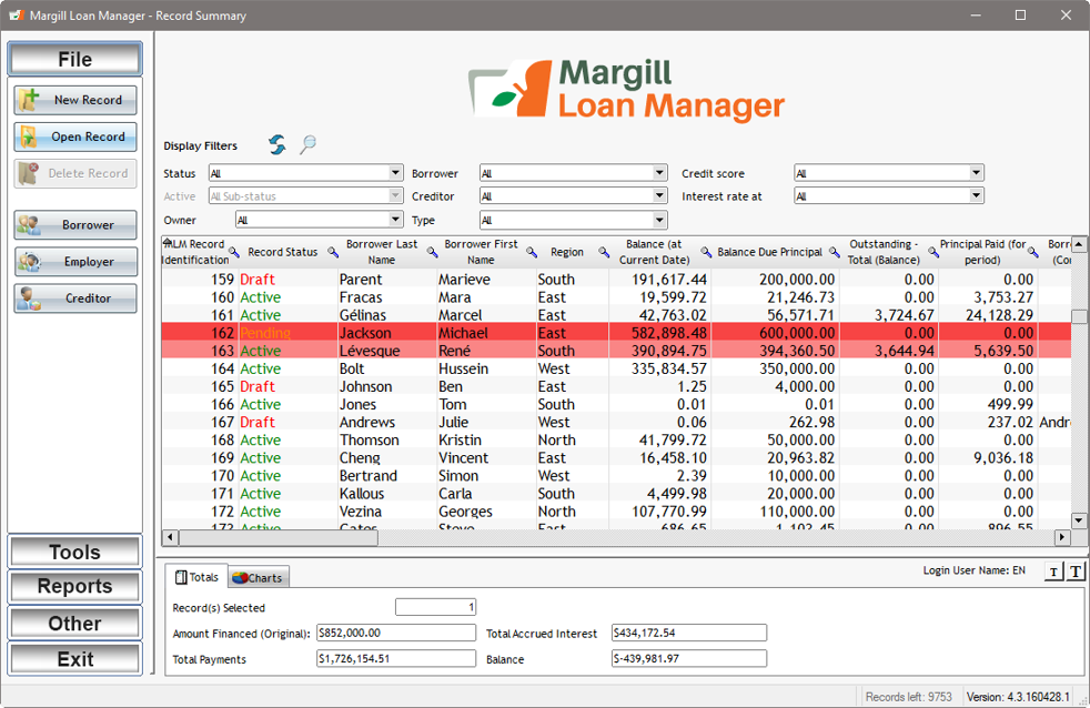 Margill Loan Manager screenshot & Video