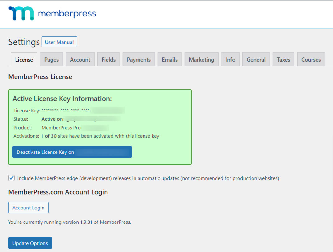 MemberPress screenshot & Video