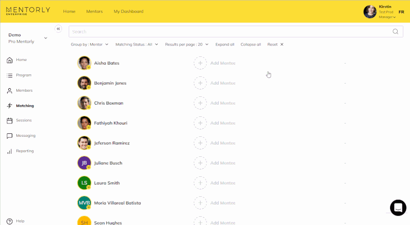 Mentorly screenshot & Video