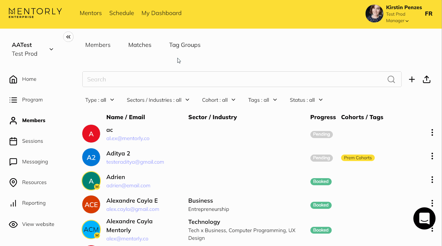 Mentorly screenshot & Video