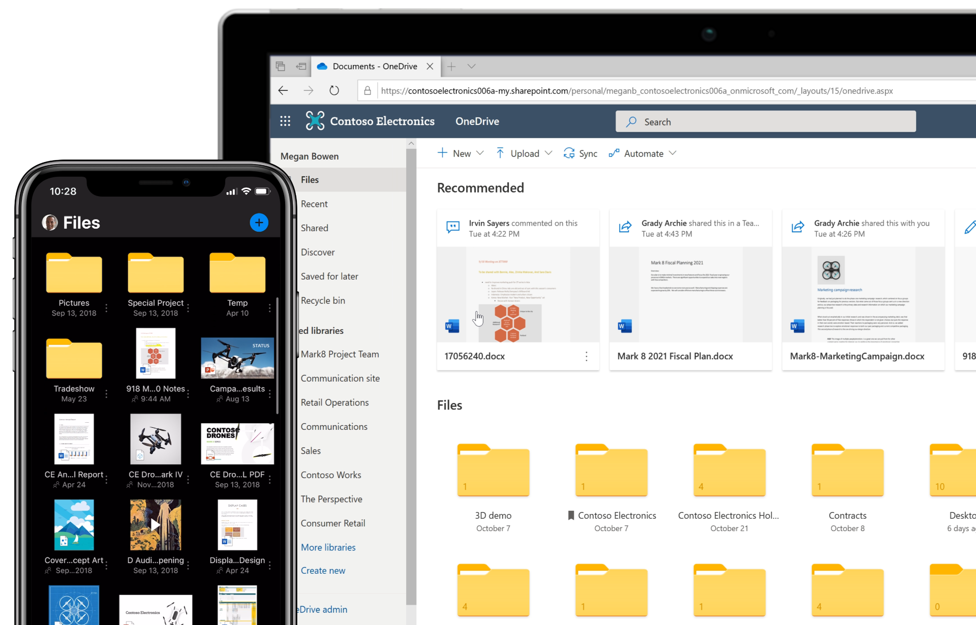 Microsoft OneDrive for Business screenshot & Video