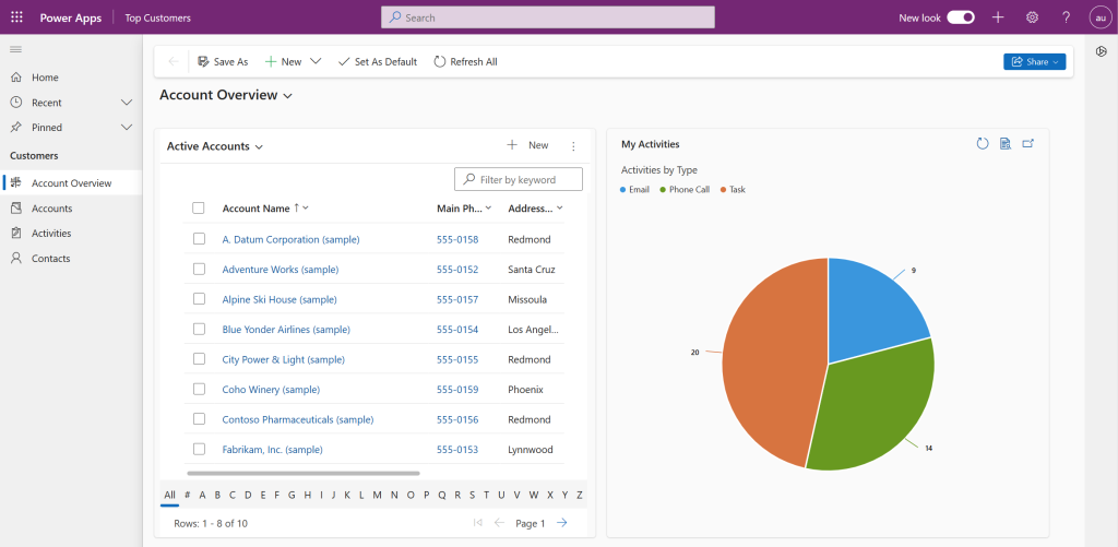 Microsoft Power Apps screenshot & Video