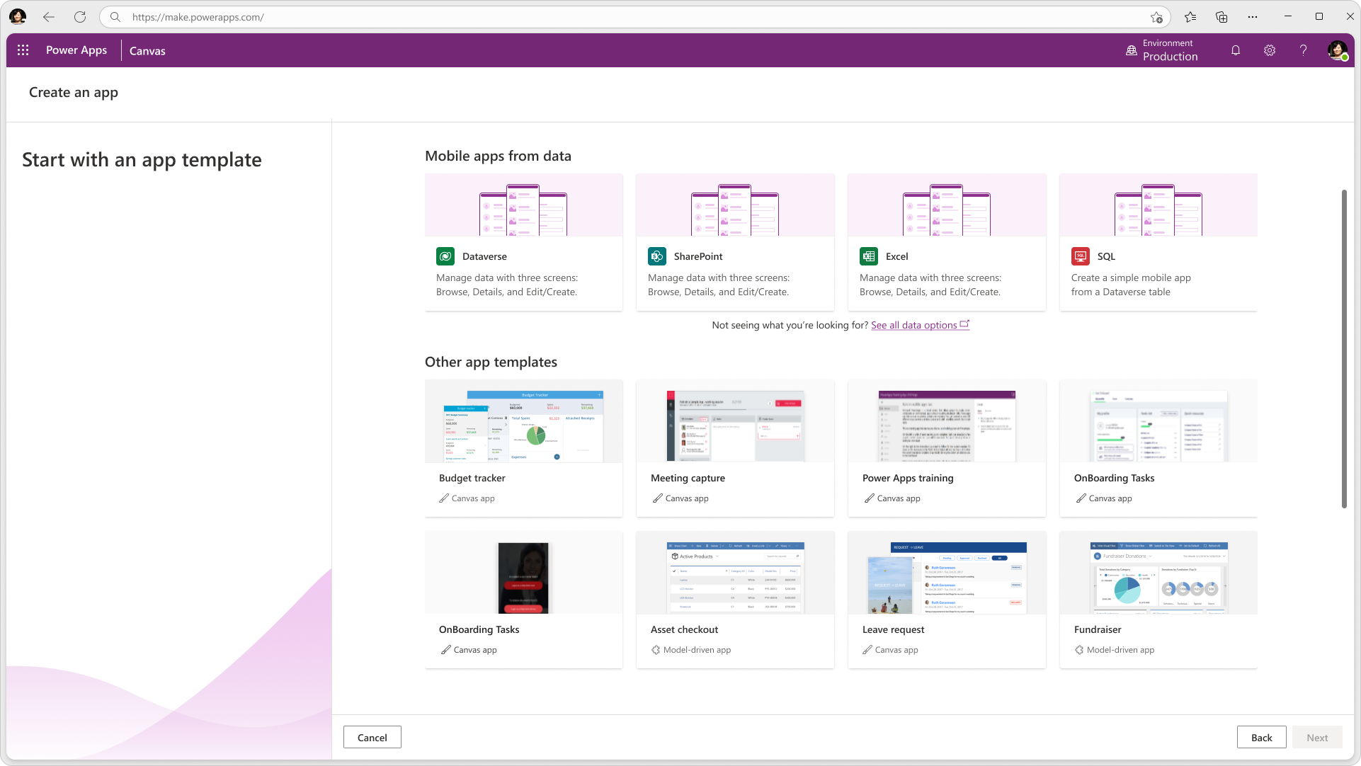 Microsoft Power Apps screenshot & Video