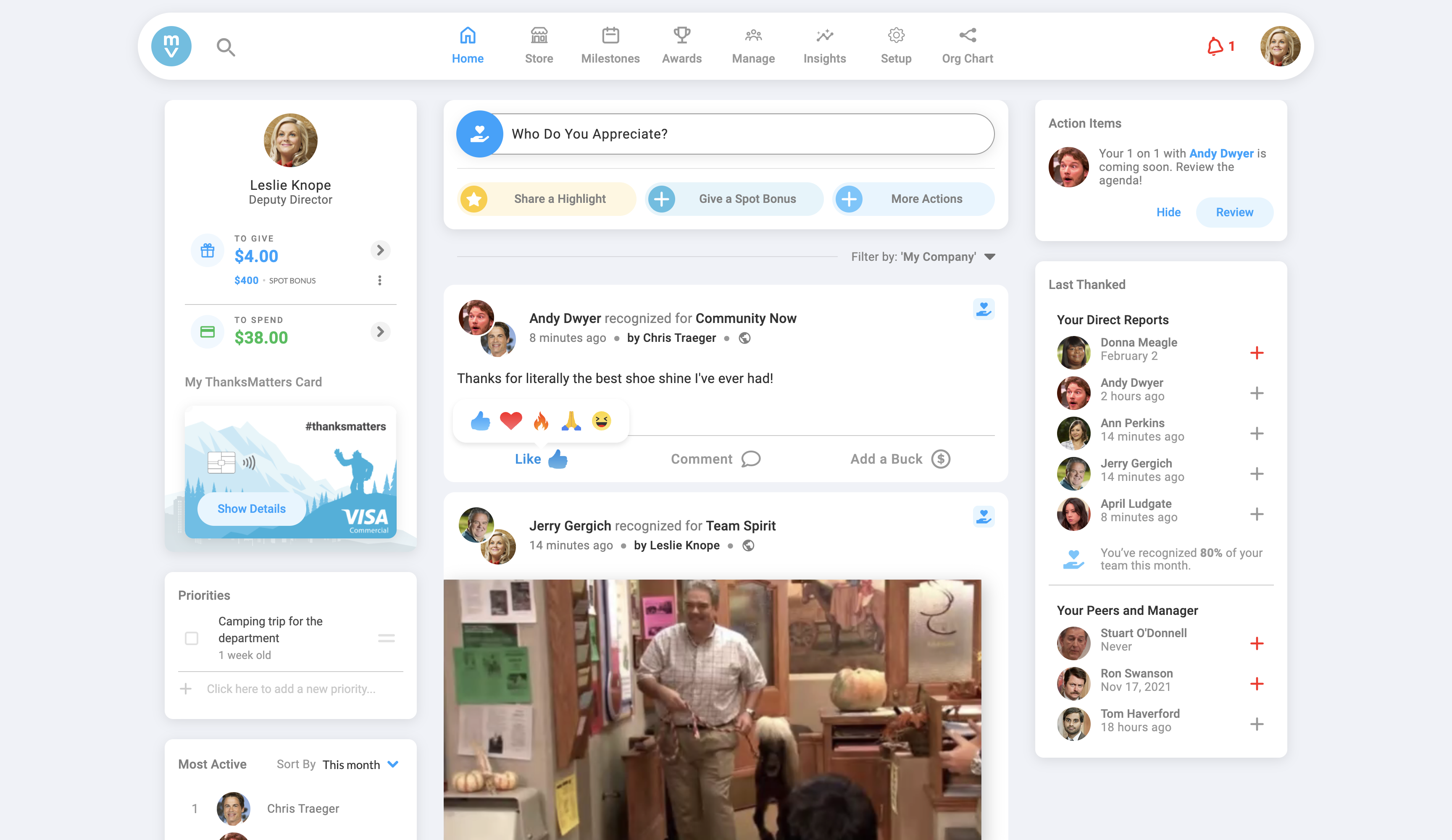 Motivosity screenshot & Video