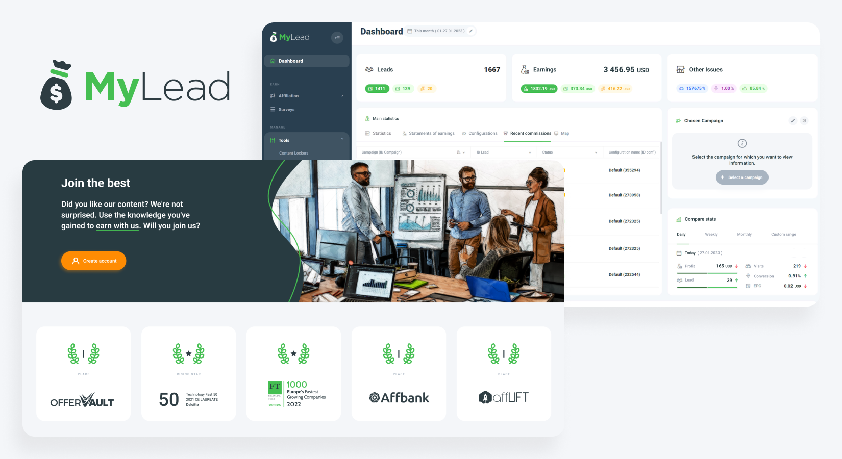 MyLead screenshot & Video