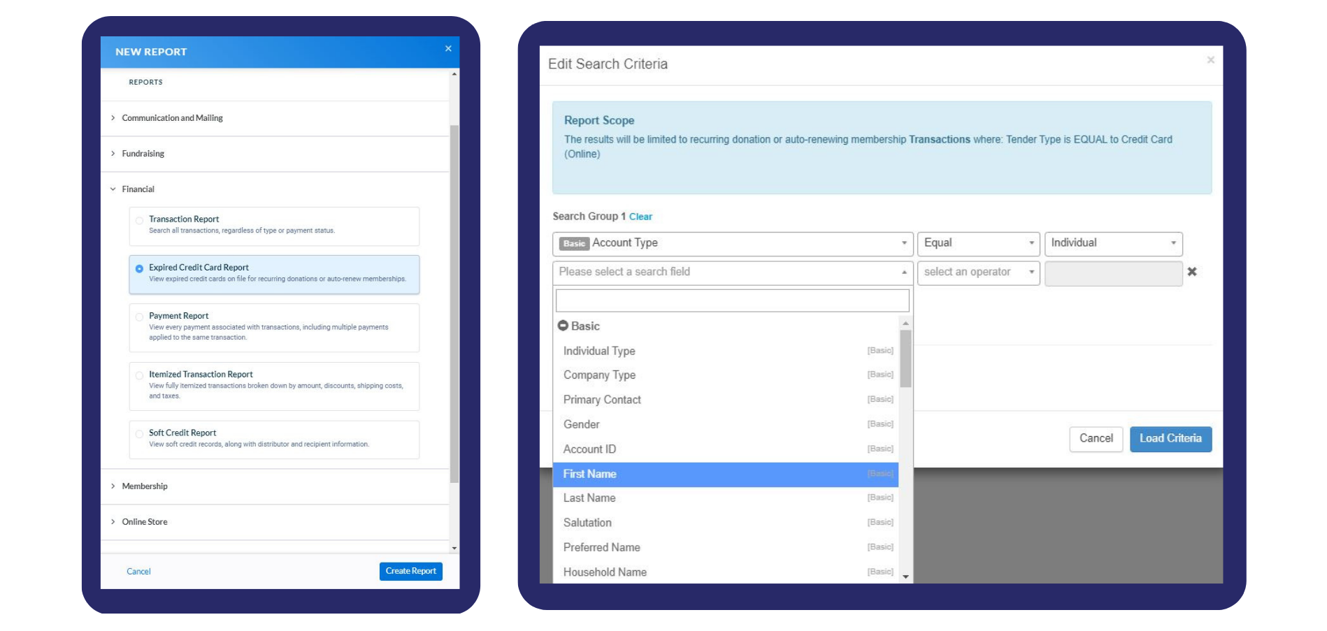 Neon CRM screenshot & Video