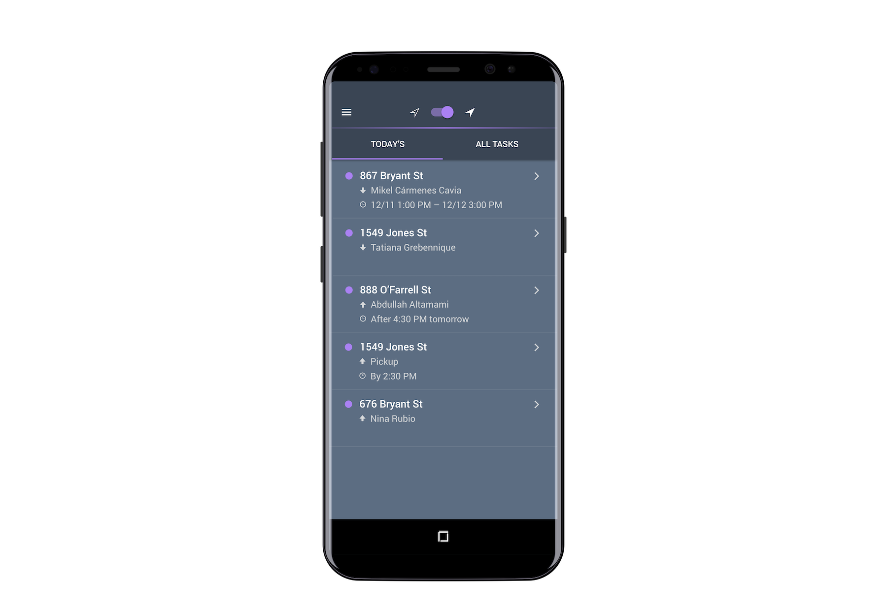 Onfleet screenshot & Video
