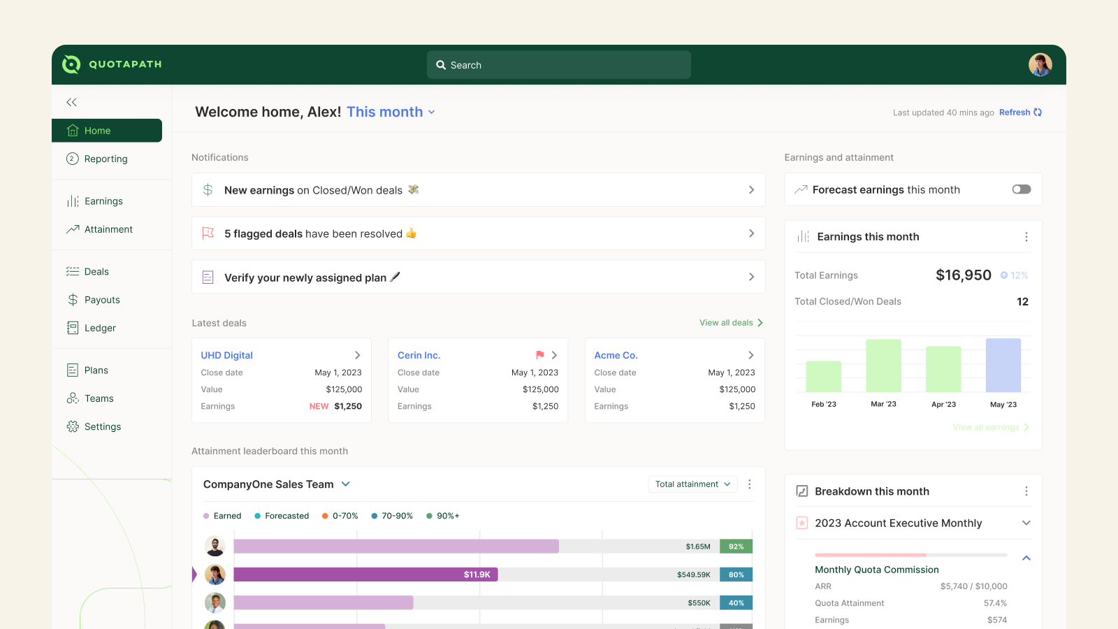 QuotaPath screenshot & Video
