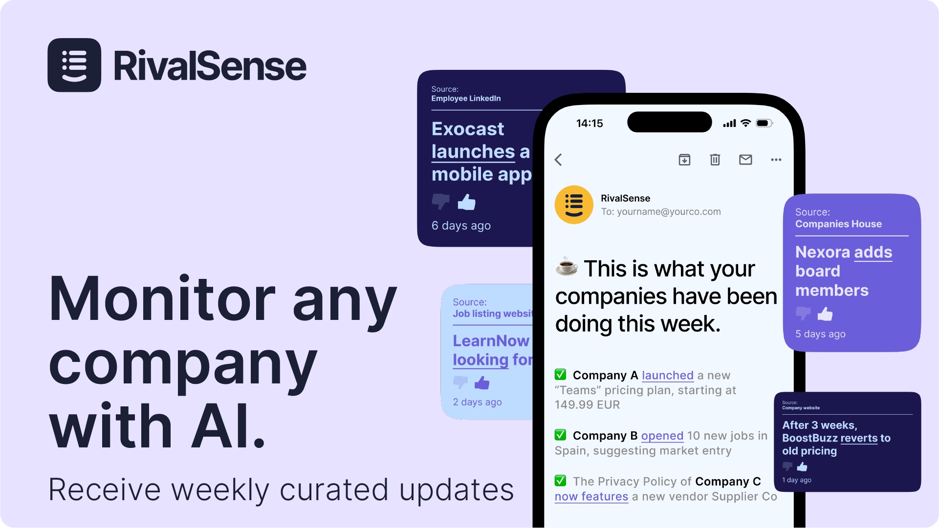 RivalSense screenshot & Video