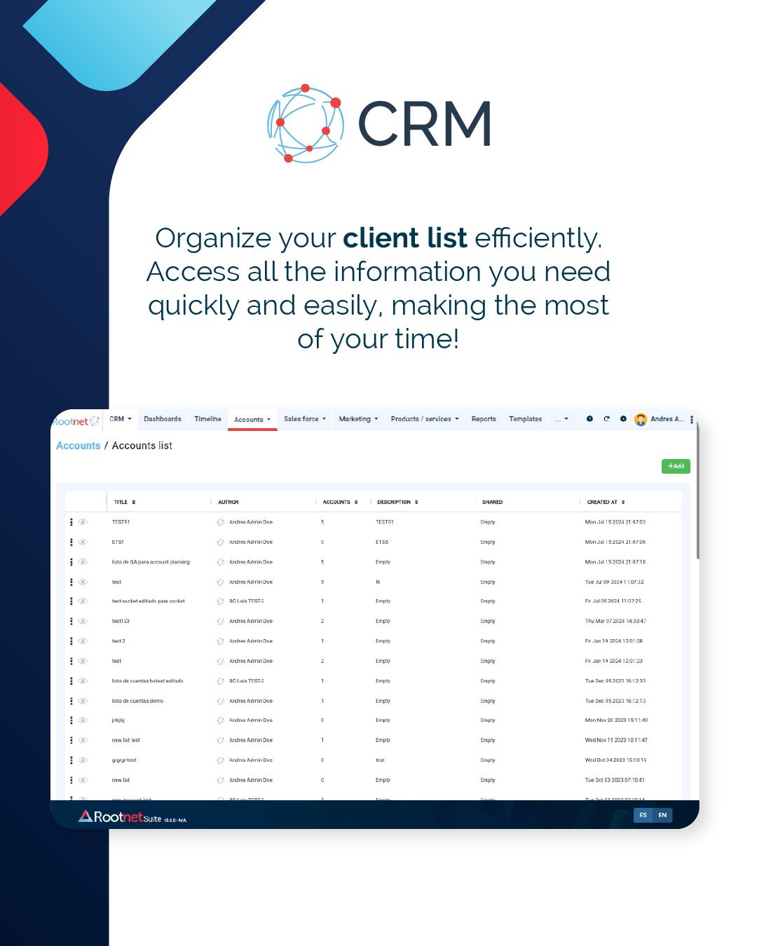 Rootnet screenshot & Video