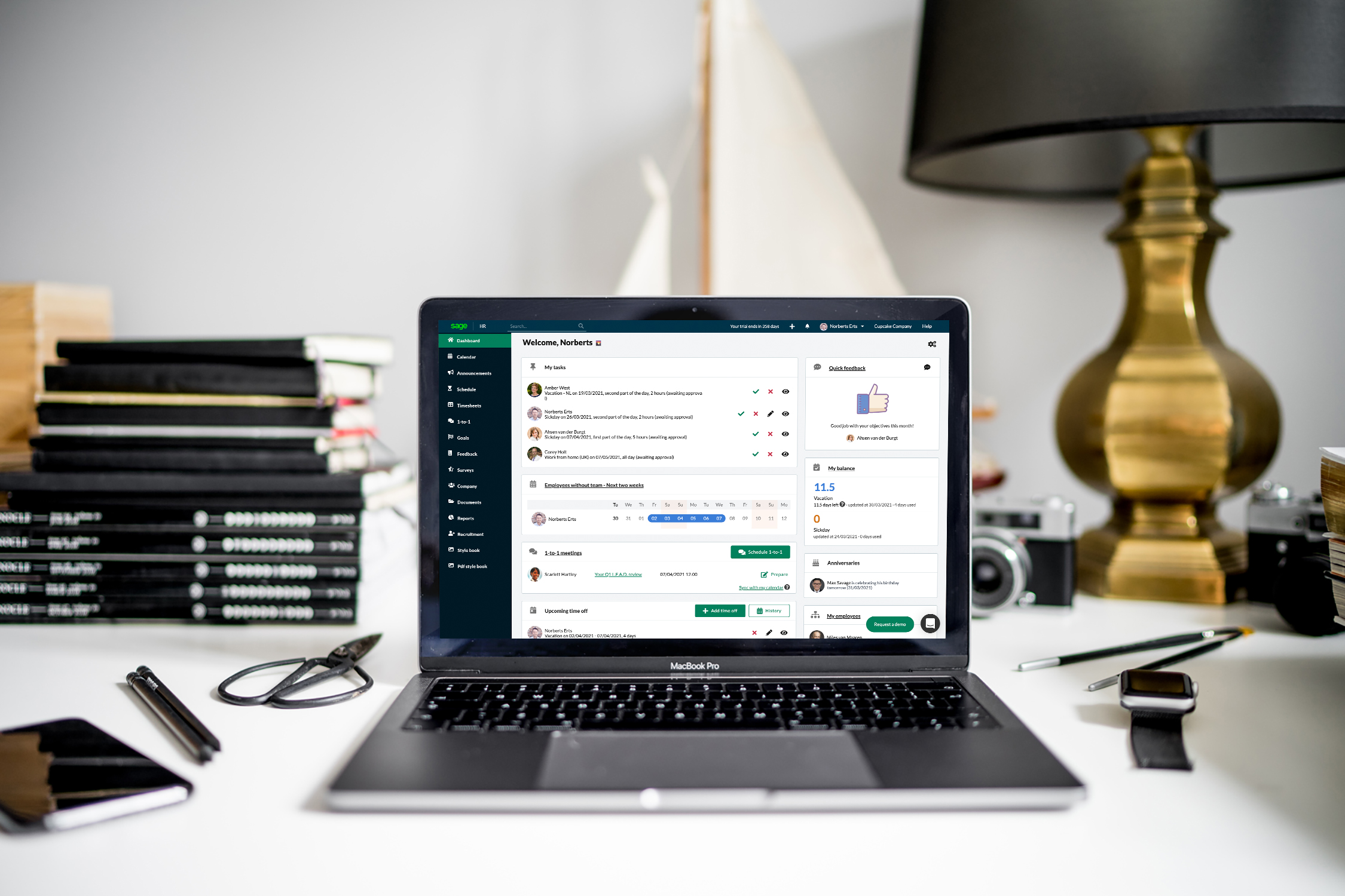 Sage HR screenshot & Video