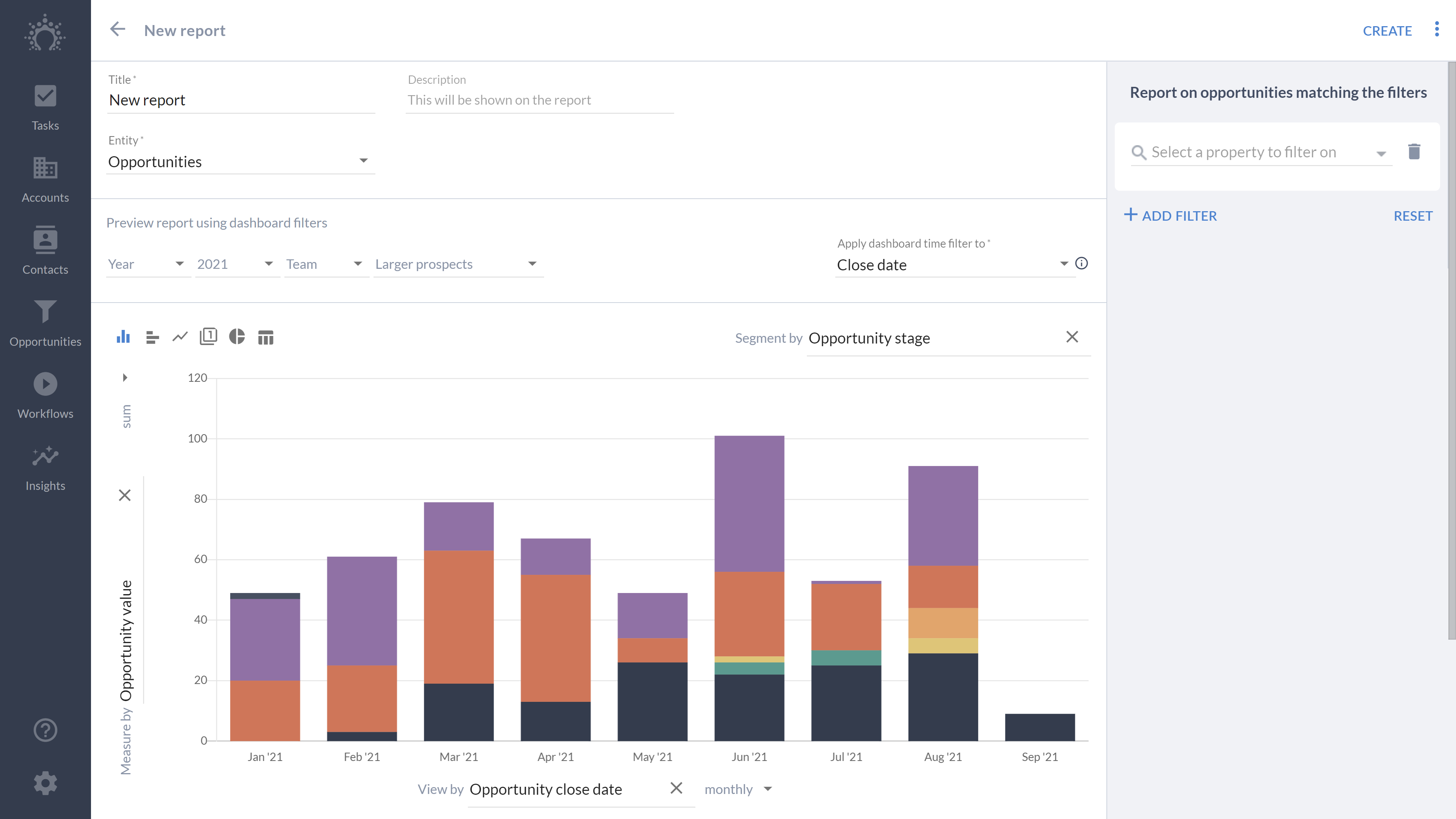 Salesflare screenshot & Video