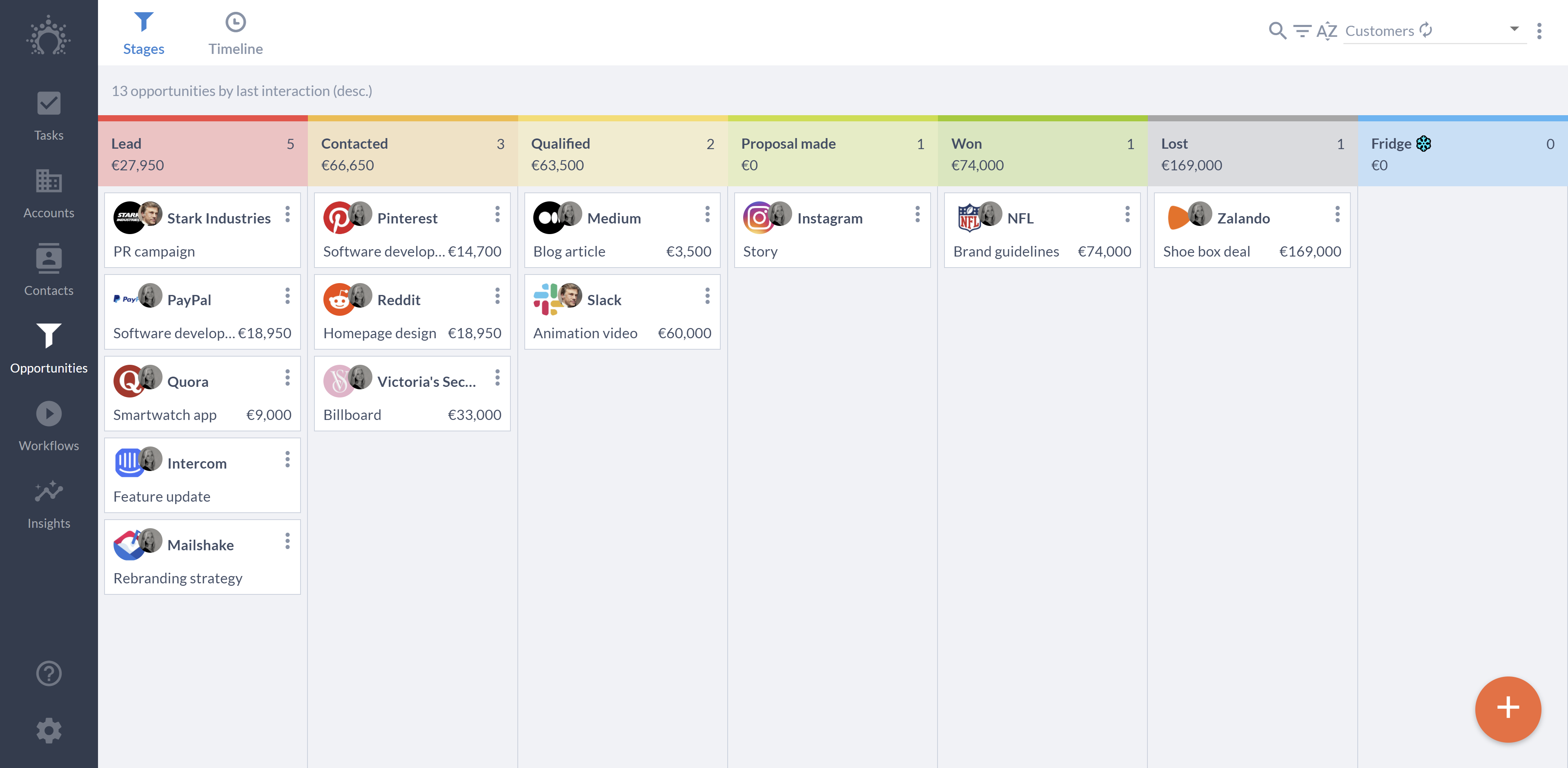 Salesflare screenshot & Video