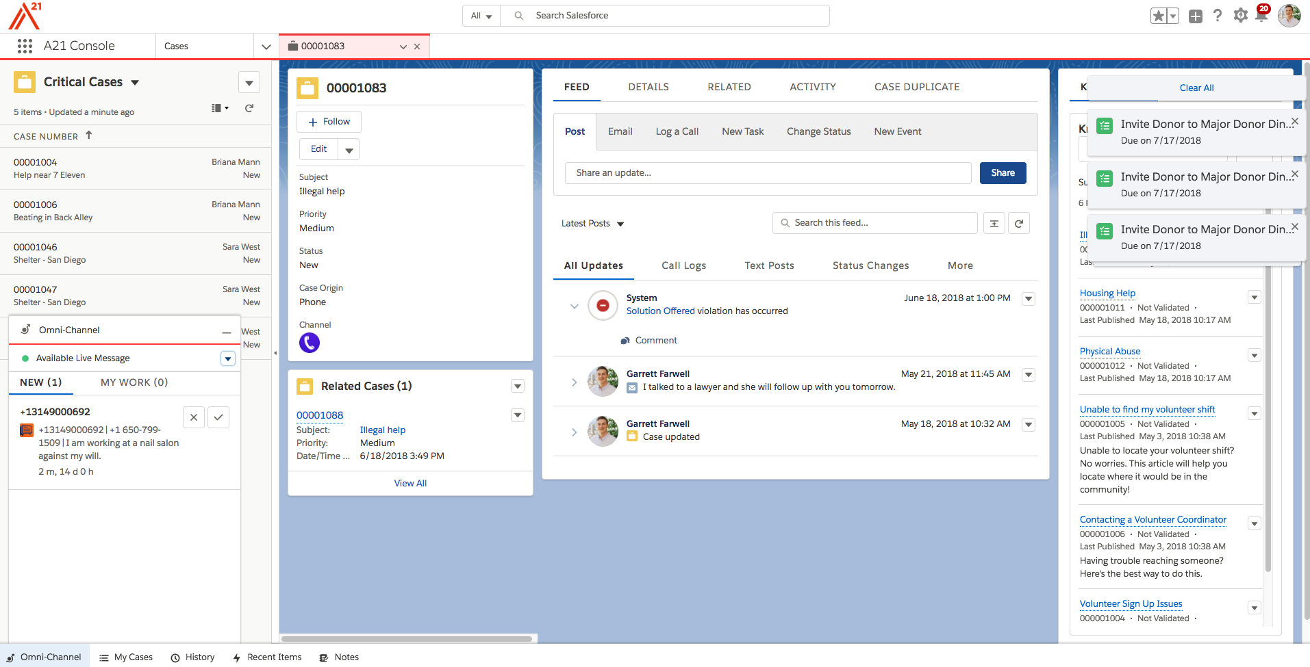 Salesforce Nonprofit Cloud screenshot & Video