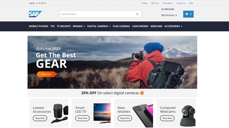 SAP Commerce Cloud screenshot & Video