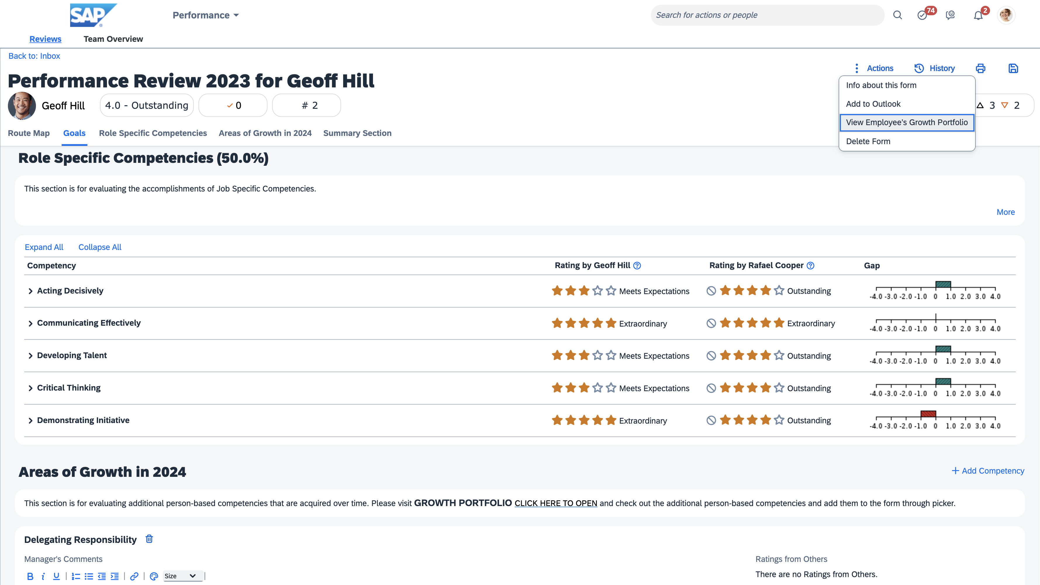 SAP SuccessFactors HXM Suite screenshot & Video