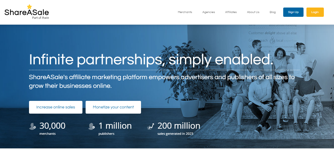 ShareASale screenshot & Video