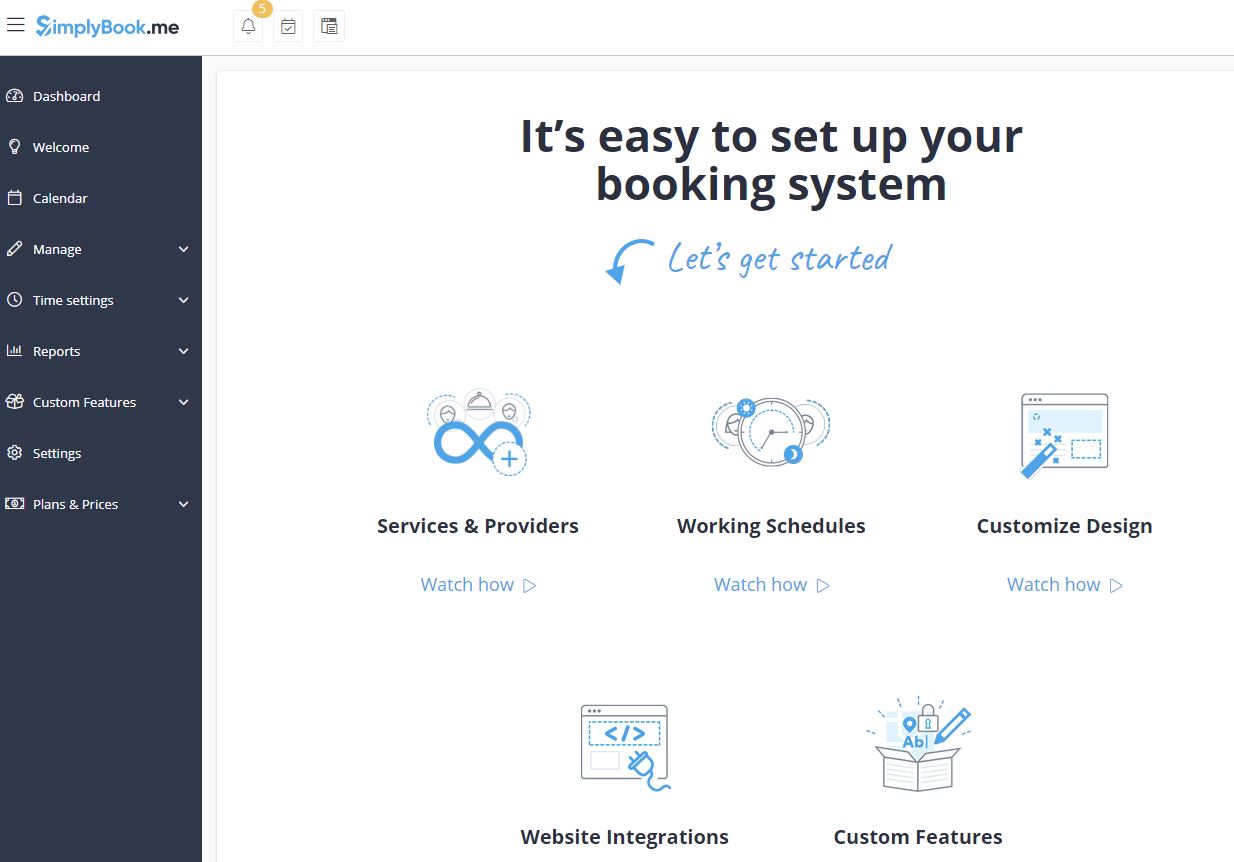 SimplyBook.me screenshot & Video