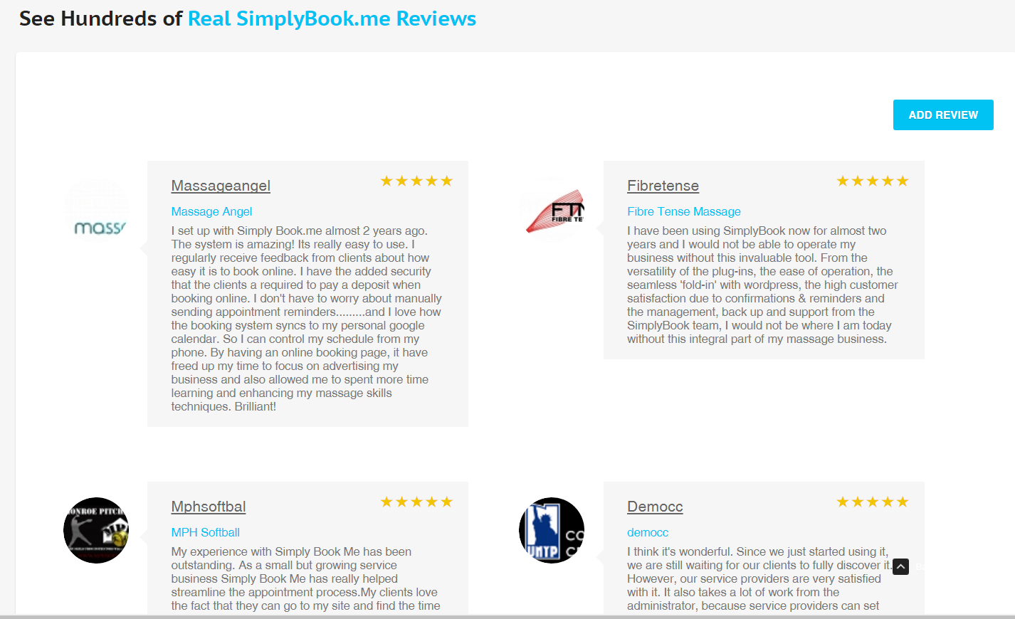SimplyBook.me screenshot & Video