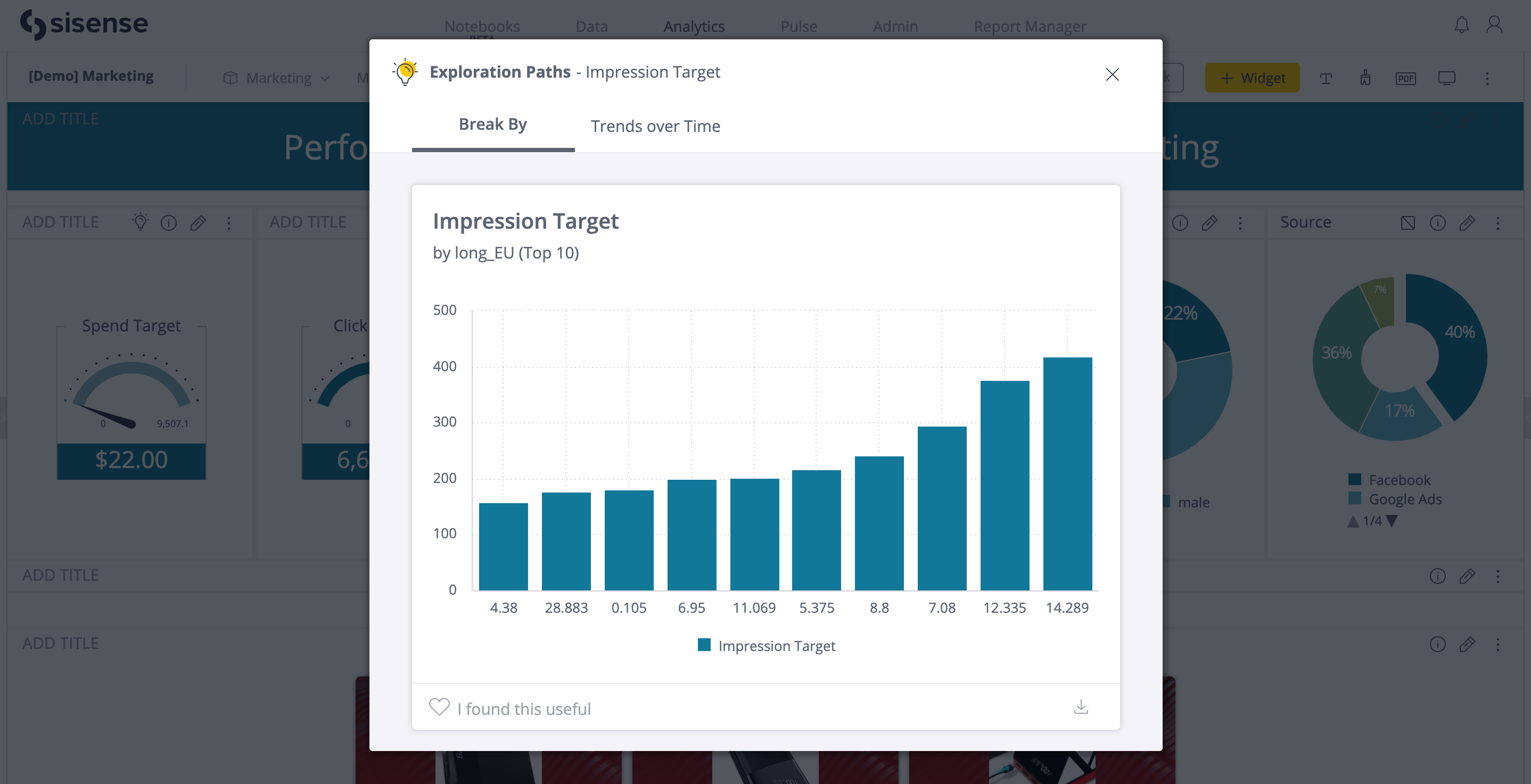 Sisense screenshot & Video