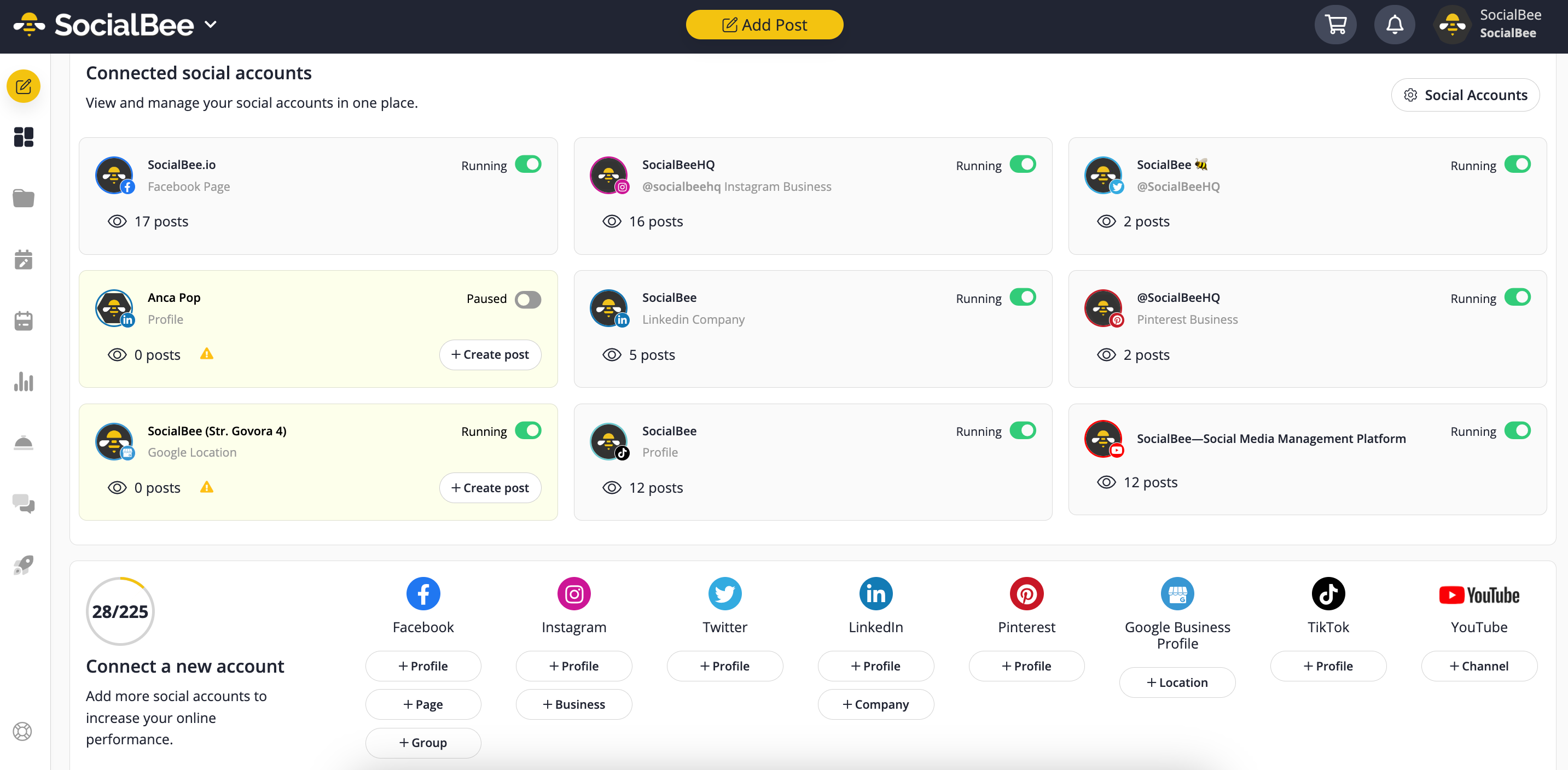 SocialBee screenshot & Video