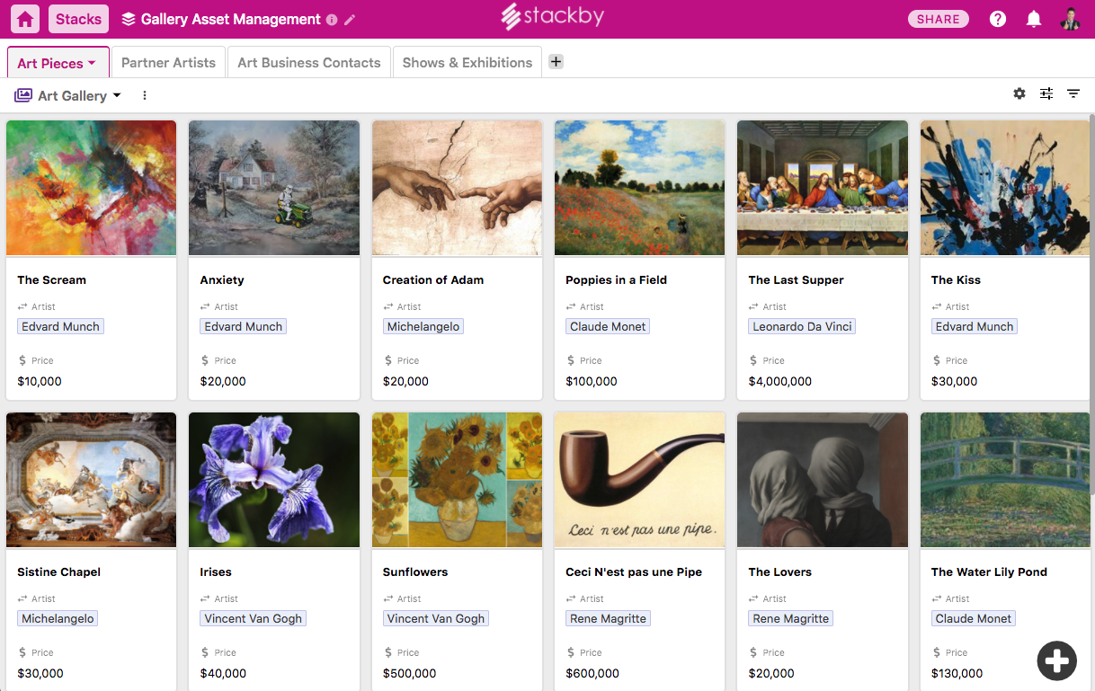 Stackby screenshot & Video