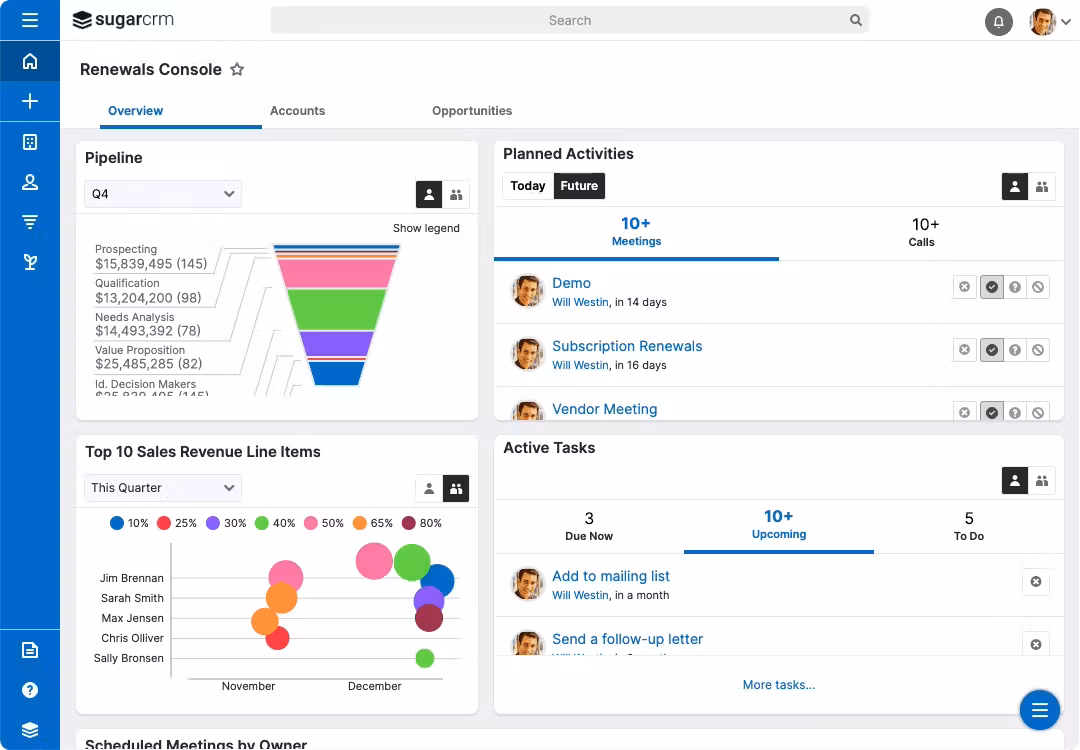 SugarCRM screenshot & Video
