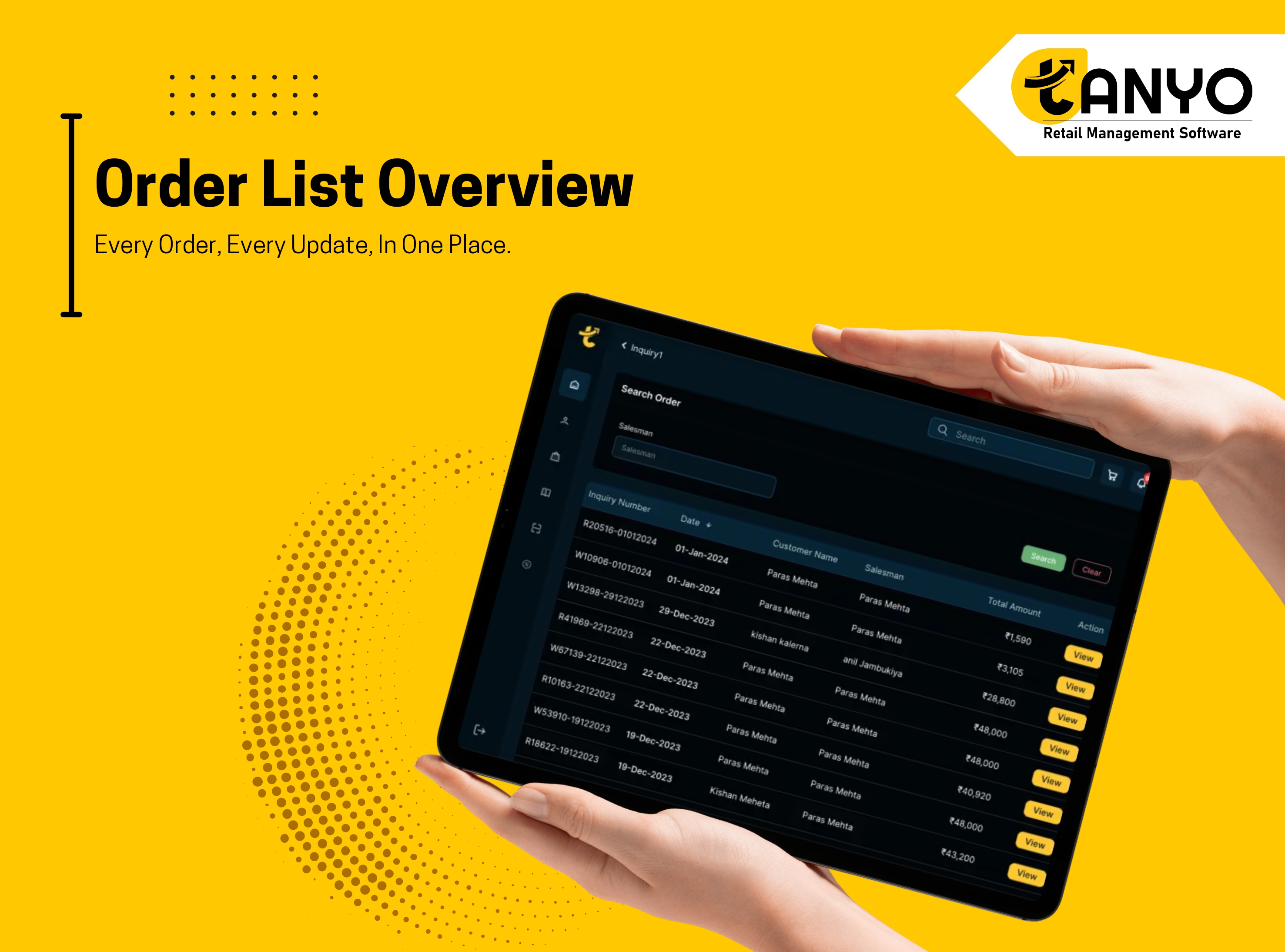 Tanyo CRM screenshot & Video