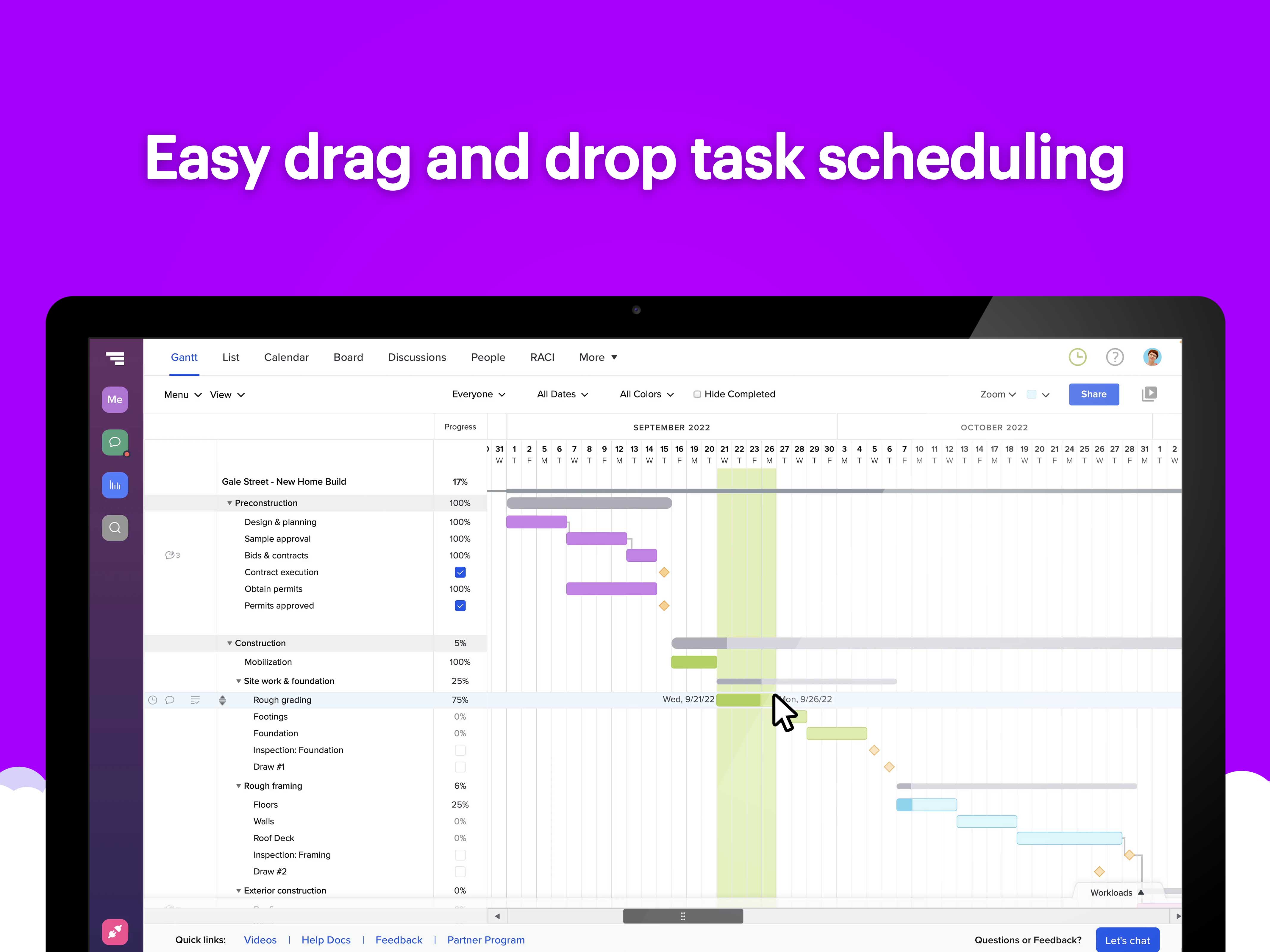 TeamGantt screenshot & Video