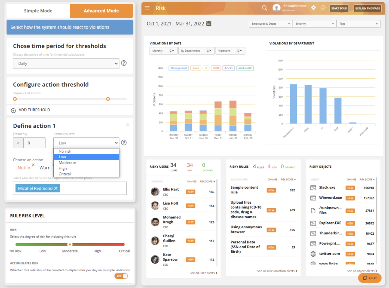 Teramind screenshot & Video