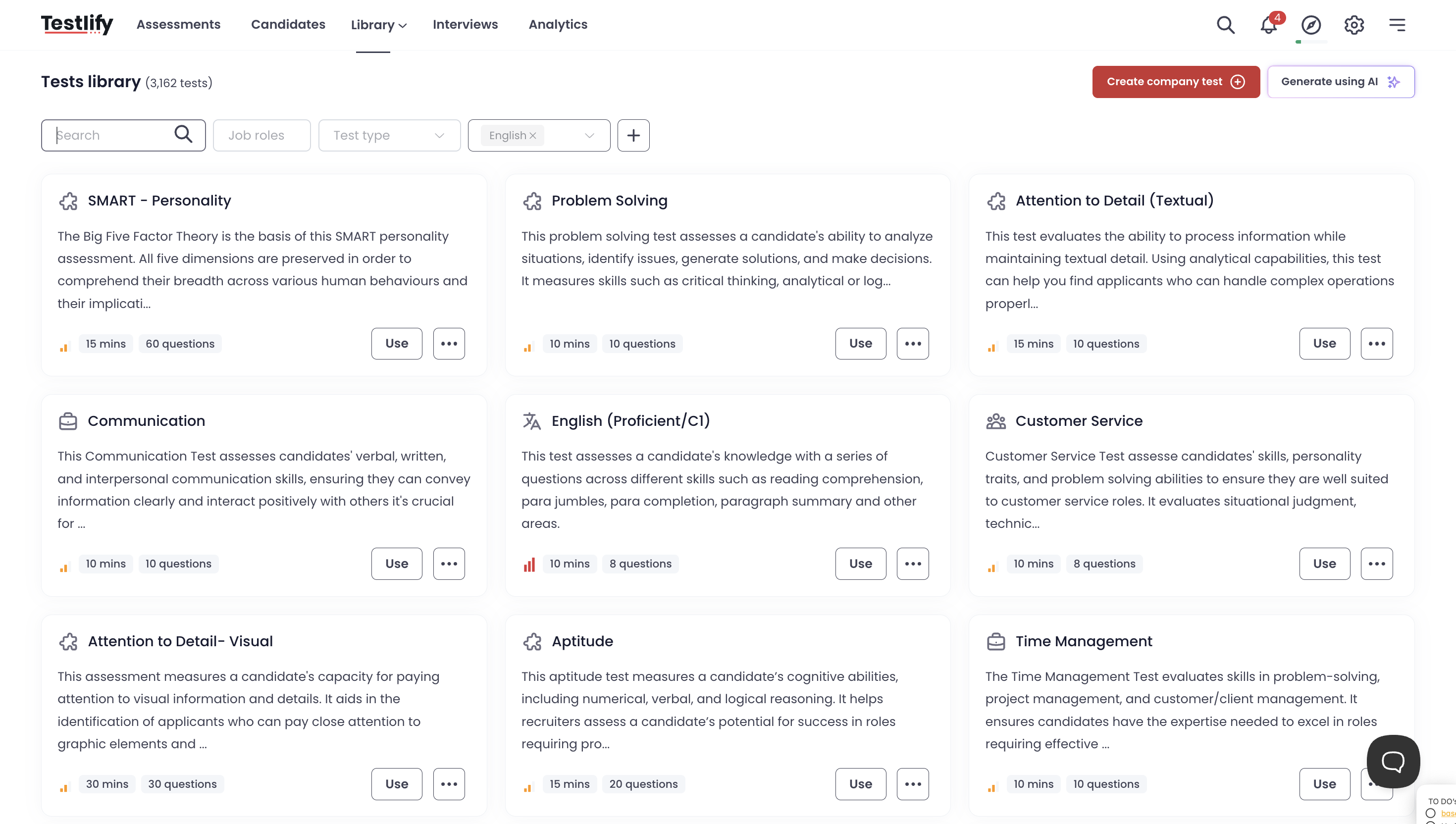 Testlify screenshot & Video