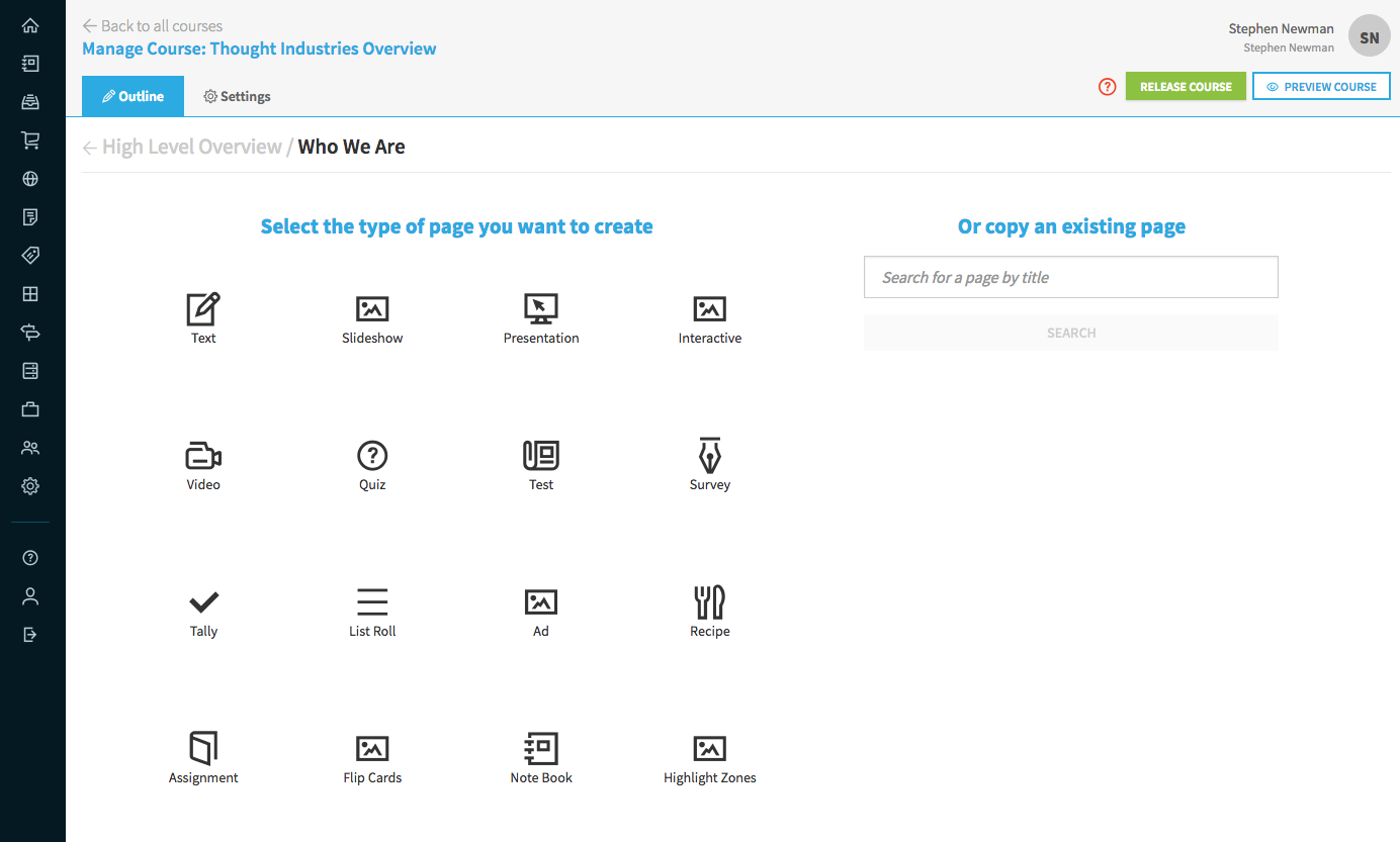 Thought Industries screenshot & Video