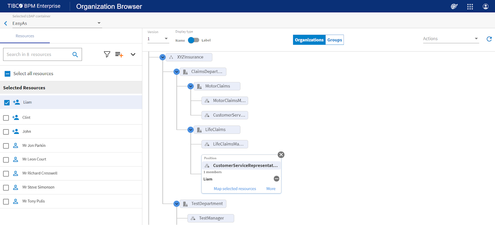 TIBCO BPM Enterprise screenshot & Video