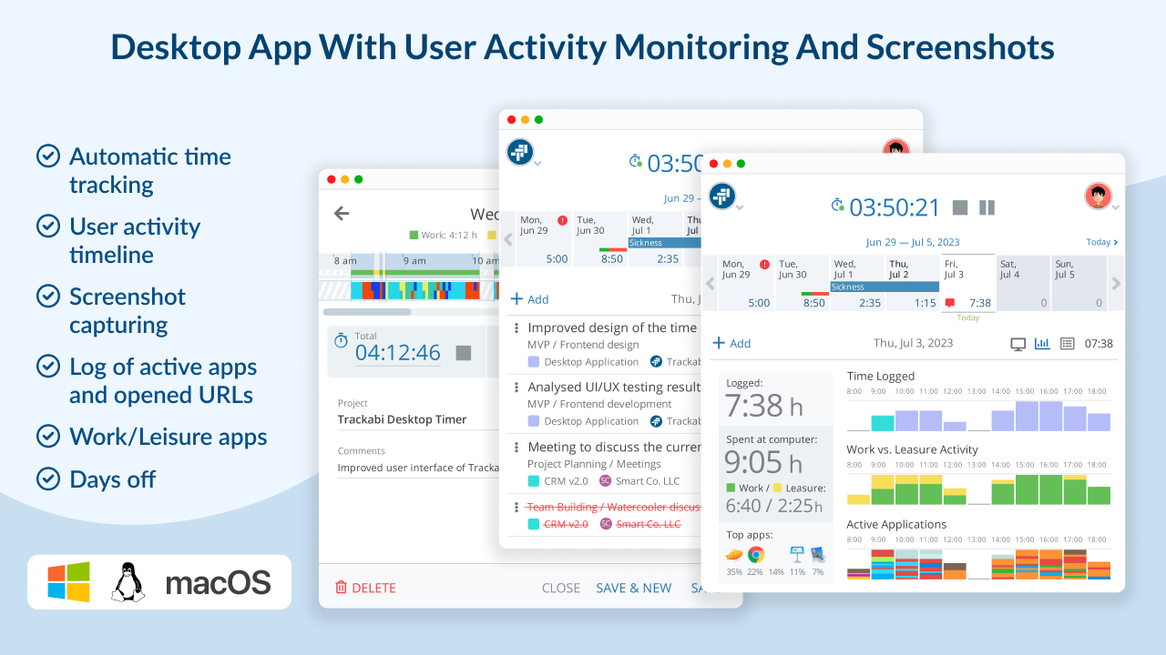 Trackabi screenshot & Video