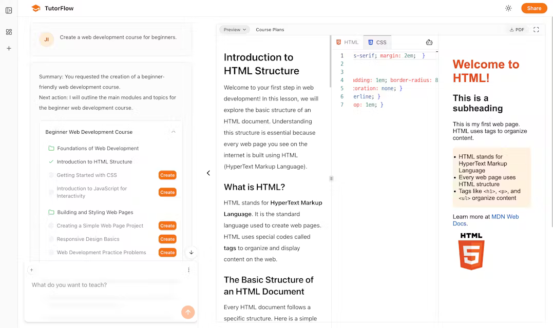 TutorFlow screenshot & Video