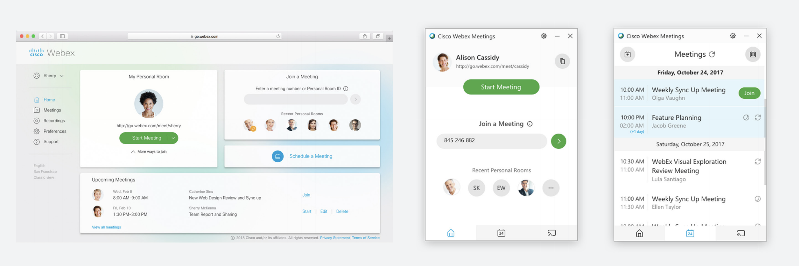 Webex Meetings screenshot & Video