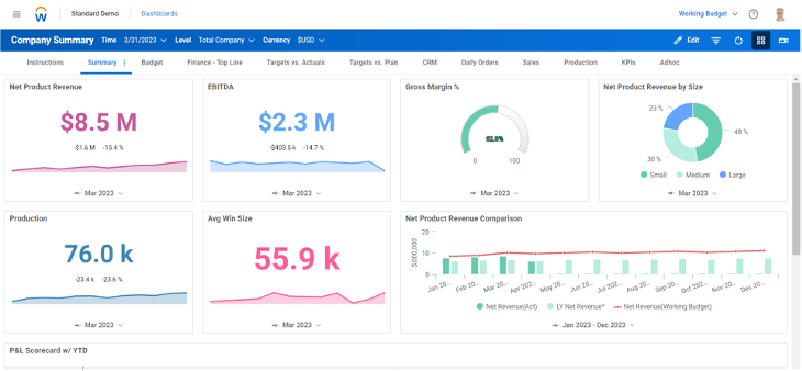Workday Adaptive Planning screenshot & Video