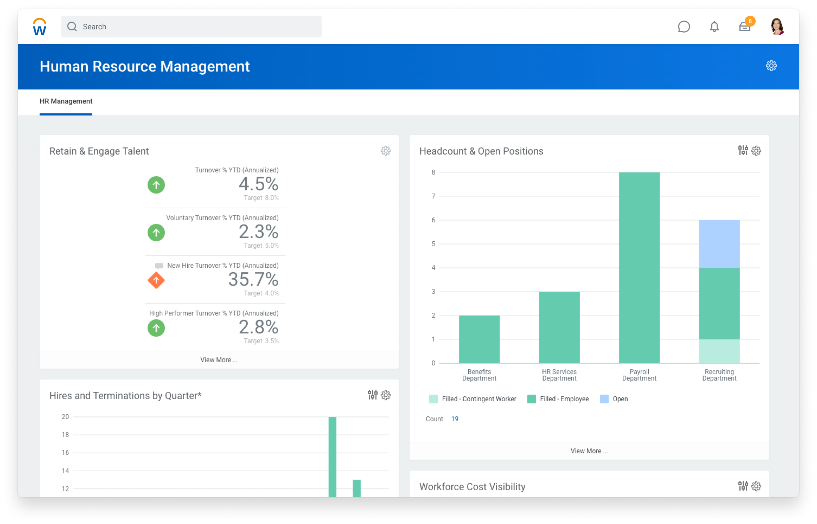 Workday HCM screenshot & Video