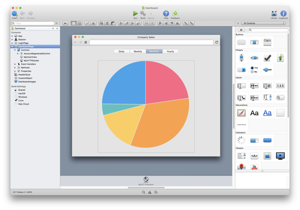 Xojo screenshot & Video
