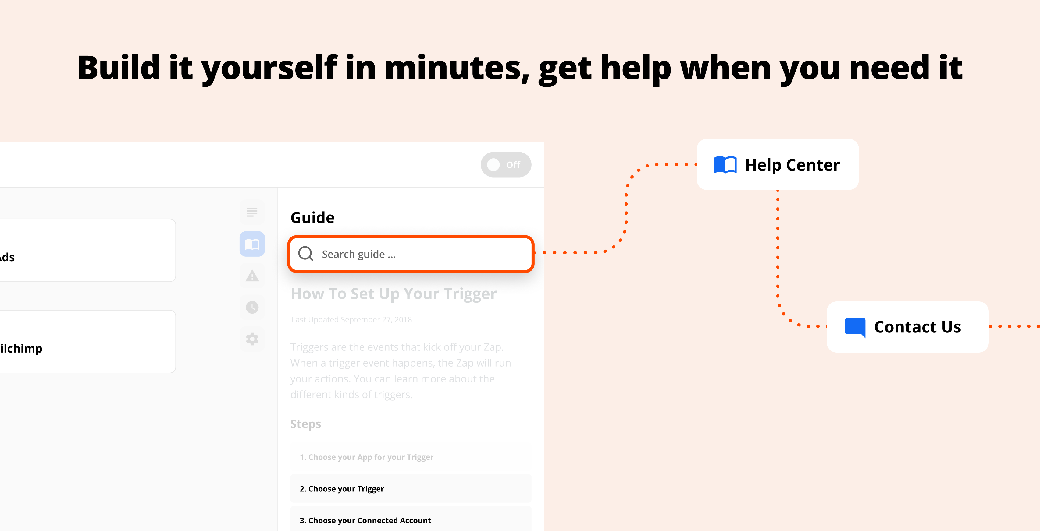 Zapier screenshot & Video