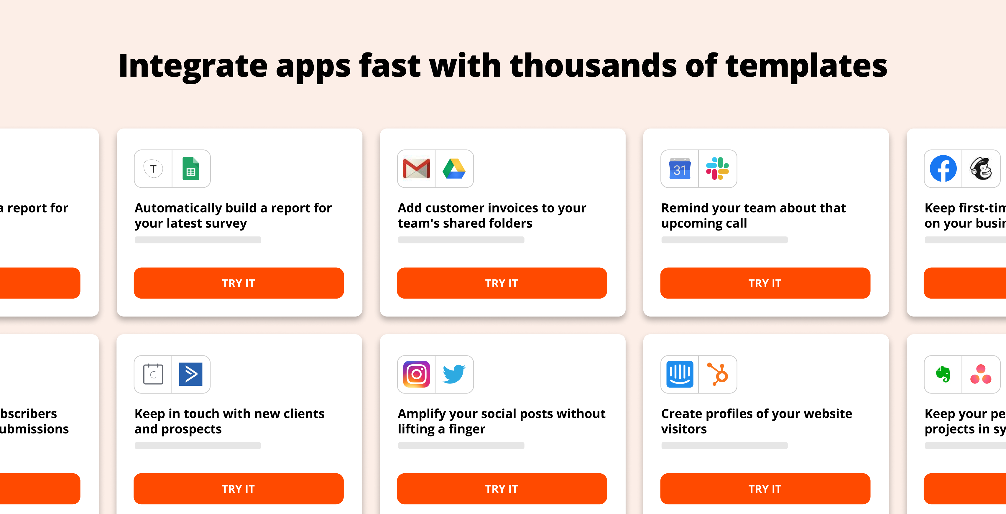 Zapier screenshot & Video